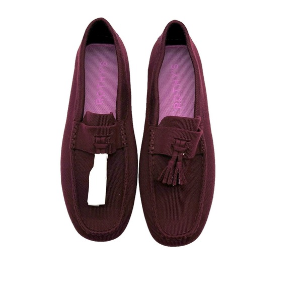 Rothy\'s‎ Merino Wool Tassel Driving Loafer in Merlot Men\'s Size 11.5 main image 10